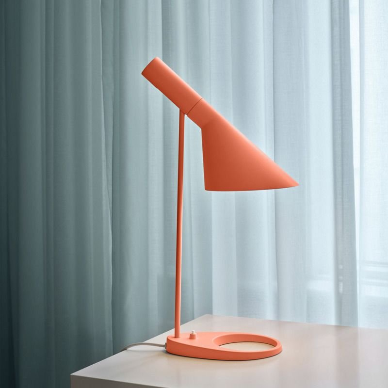 Lampe Suspension Vintage Arne Jacobsen Pour Louis Poulsen - Années 60, Cône Gris, Câble Blanc