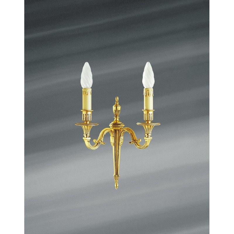Lustre Plafonnier Baroque Feuilles D'Acanthe Doré 3 Lumières - Sans Marque