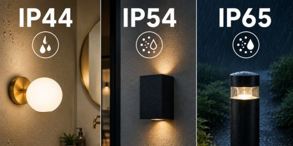 IP44, IP54 ou IP65 : comment choisir le bon indice de protection pour votre luminaire ?